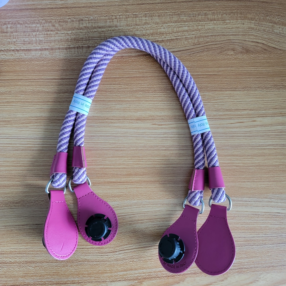 Stylish Pink and Purple Shoulder Bag - Picture 5 of 6
